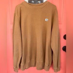 The north face men’s sweatshirt- attractive copper brown